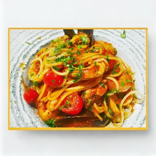 Spaghetti con frutti di mare