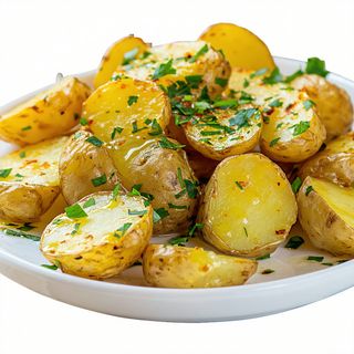 Cartofi sotati in unt