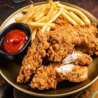 Crispy Chicken Fillet with Chips