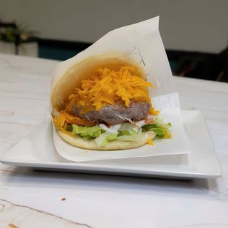 Arepa burger