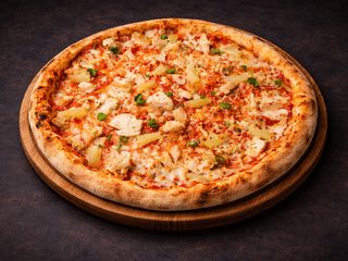 Піца з курячим філе та беконом 30 см (450g)