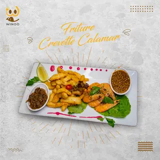Friture Crevettes Calamar