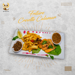 Friture Crevettes Calamar