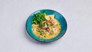 SKAMPI W BIAŁYM WINIE