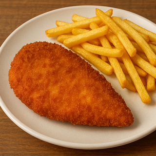 Pechuga de pollo empanada