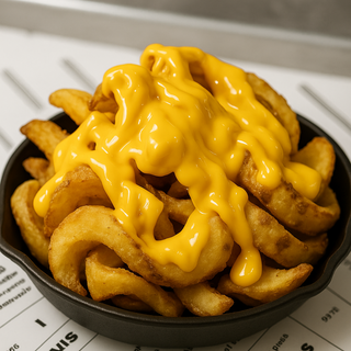 Papas Fritas Con Queso