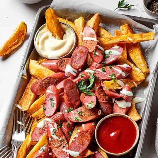 Sausage With Fries
