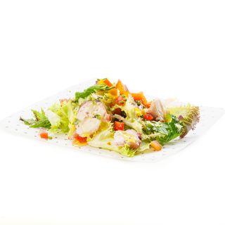 Amanida amb pop i pico de gallo