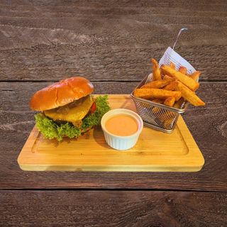 Veggie Burger/Hamburguesa Vegetariana