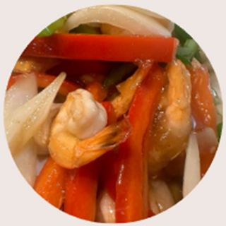 Chop-Suey con Gambas