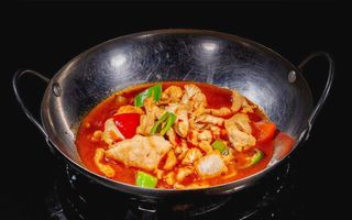 078 Pollo piccante con verdure 