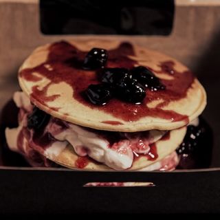 Pancakes cu iaurt grecesc