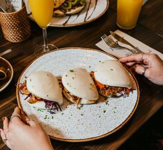 Pão Bao de Frango