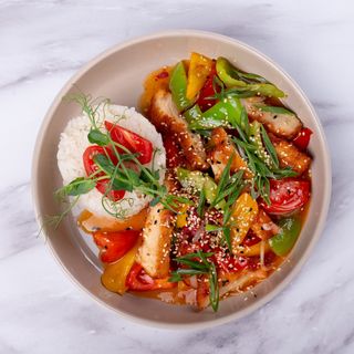 Курица по-Пекински в кисло-сладком соусе