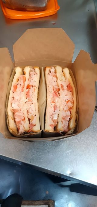 Sandwip  Atún + patatas fritas