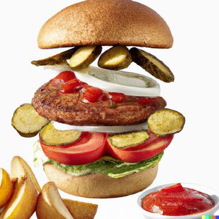 Хамбургер с луканка (300гр)