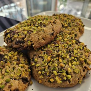 Cookie de pistachos relleno 