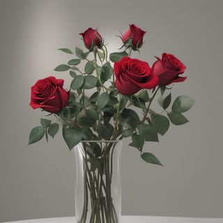 Ramo de 6 rosas rojas