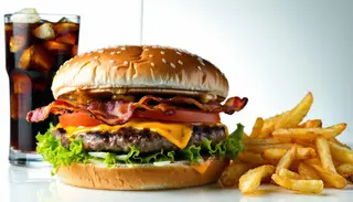 Chicken burger menù