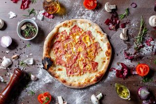 Pizza Carbonara grande