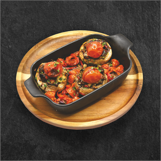 Ciuperci cu legume la cuptor