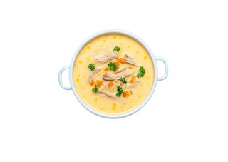 sopa de pollo