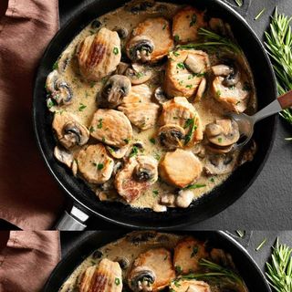 Polędwiczka w sosie grzybowym