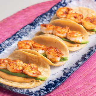 Tacos de Camarón (Langostino)