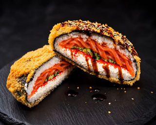 Sushi Burger Crocant Fume