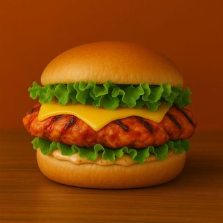 Tikka burger Menu