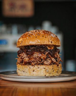Hambúrguer de Pulled Pork