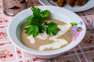 Крем-суп грибной