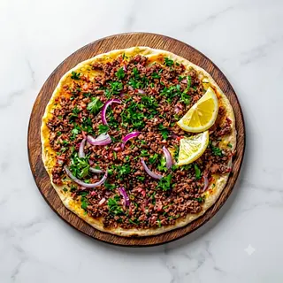 Menú Pizza Turca (Lahmacun) Ternera O Pollo