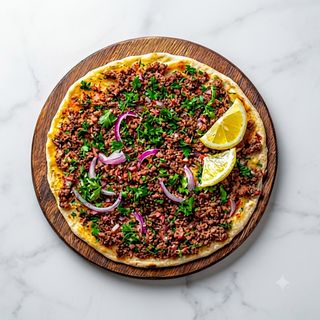 Menú Pizza Turca (Lahmacun) Ternera O Pollo