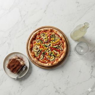 Pizza a scelta + dolce + bibita