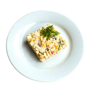 Салат з крабовими паличками та майонезом (250 г)