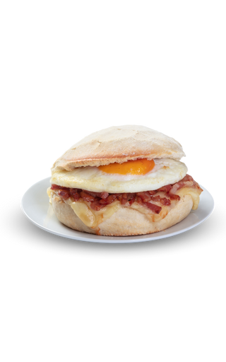Mollete Huevo, Bacon Y Queso