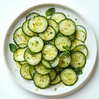 Insalata di cetrioli freschi