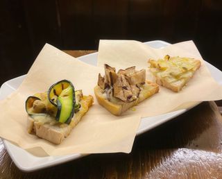 Crostini vegetariani 3 pezzi