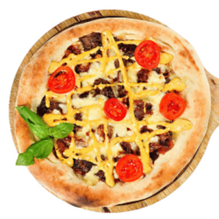 Бургер пица с телешко  (400г)