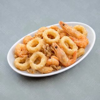 Frittura calamari e gamberi