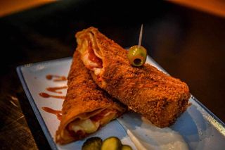 Slana palačinka sa pršutom