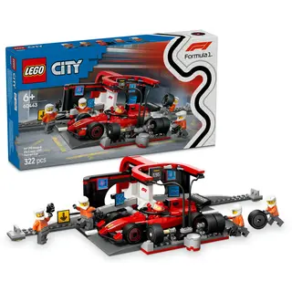 Boxa si mecanici F1 cu masina Ferrari - 60443