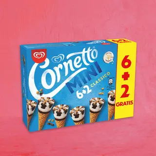 Cornetto Mini Clásico 6+2