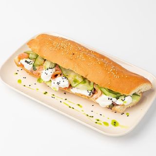 Сэндвич с сёмгой 