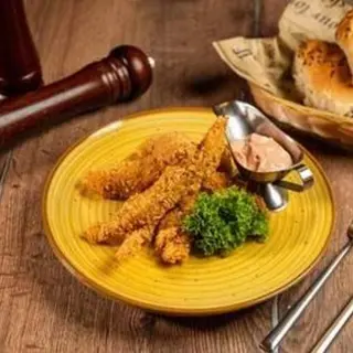 Pui crispy picant cu sos calipso