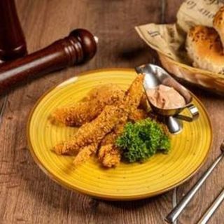 Pui crispy picant cu sos calipso