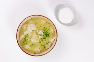 Пельмени с бульоном ГВ