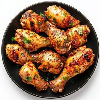 Poulet Grillé Et Frit