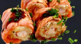 900. Salmon star 4 pezzi